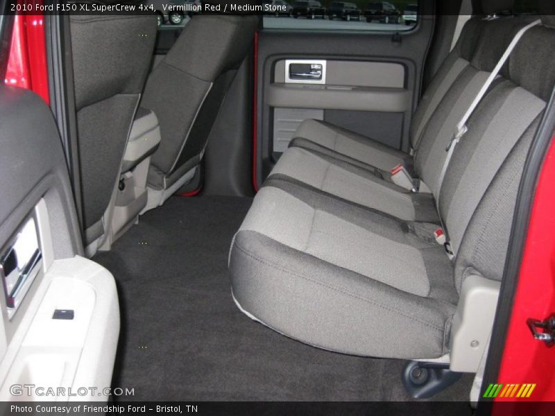 Vermillion Red / Medium Stone 2010 Ford F150 XL SuperCrew 4x4