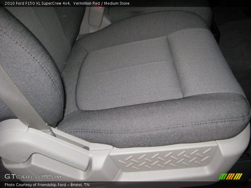 Vermillion Red / Medium Stone 2010 Ford F150 XL SuperCrew 4x4