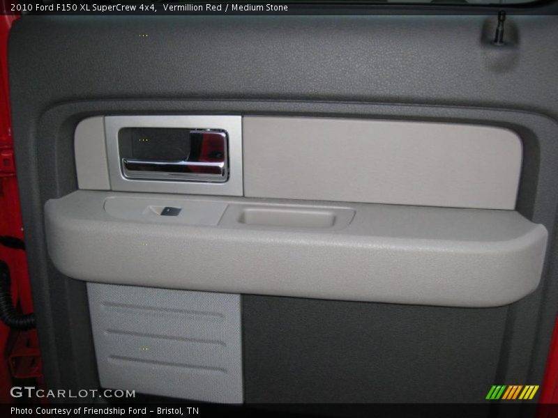 Vermillion Red / Medium Stone 2010 Ford F150 XL SuperCrew 4x4