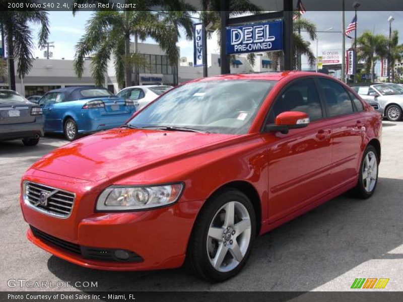 Passion Red / Quartz 2008 Volvo S40 2.4i
