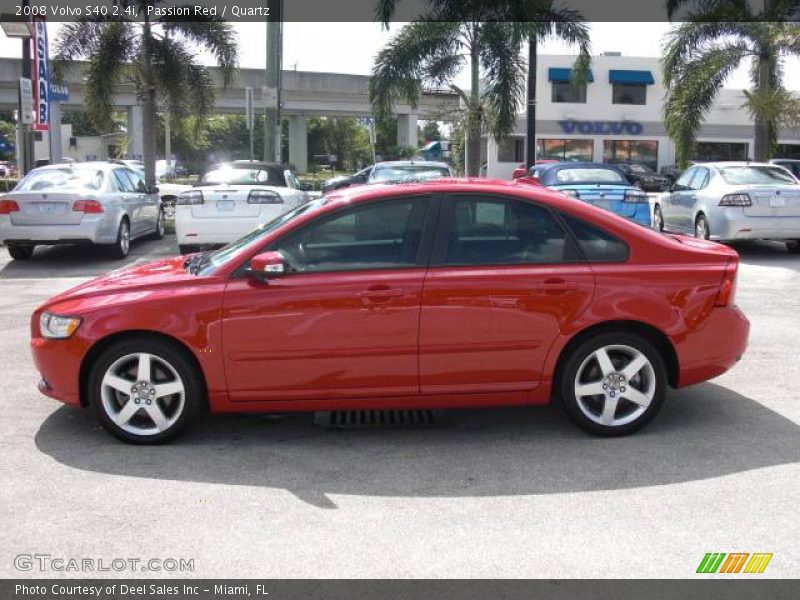 Passion Red / Quartz 2008 Volvo S40 2.4i
