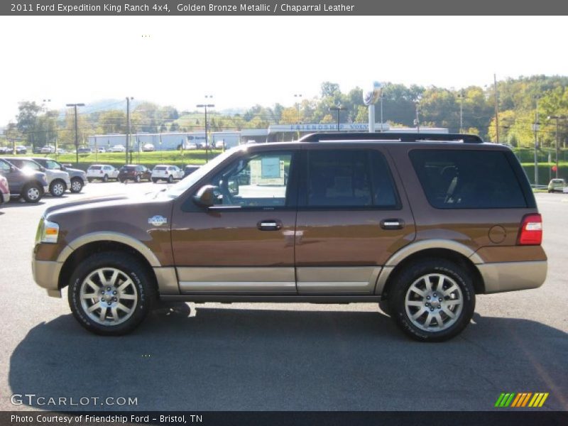 Golden Bronze Metallic / Chaparral Leather 2011 Ford Expedition King Ranch 4x4