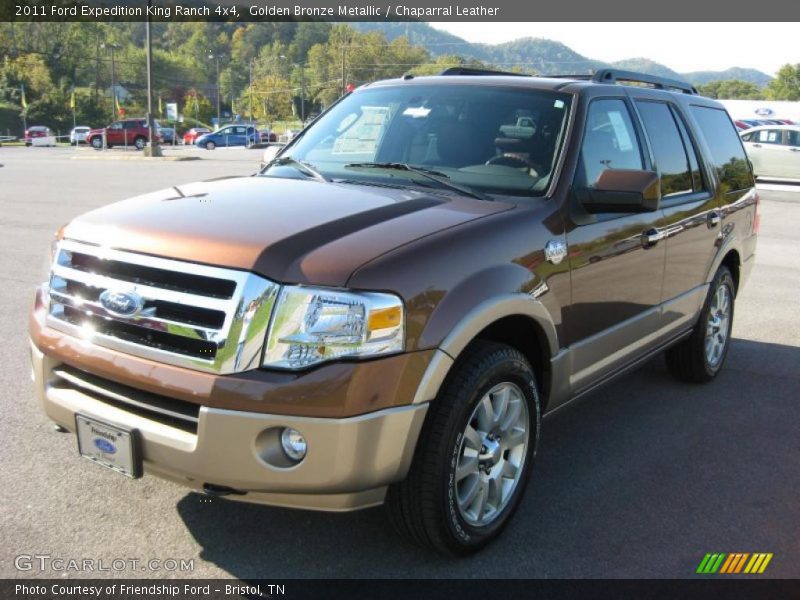 Golden Bronze Metallic / Chaparral Leather 2011 Ford Expedition King Ranch 4x4