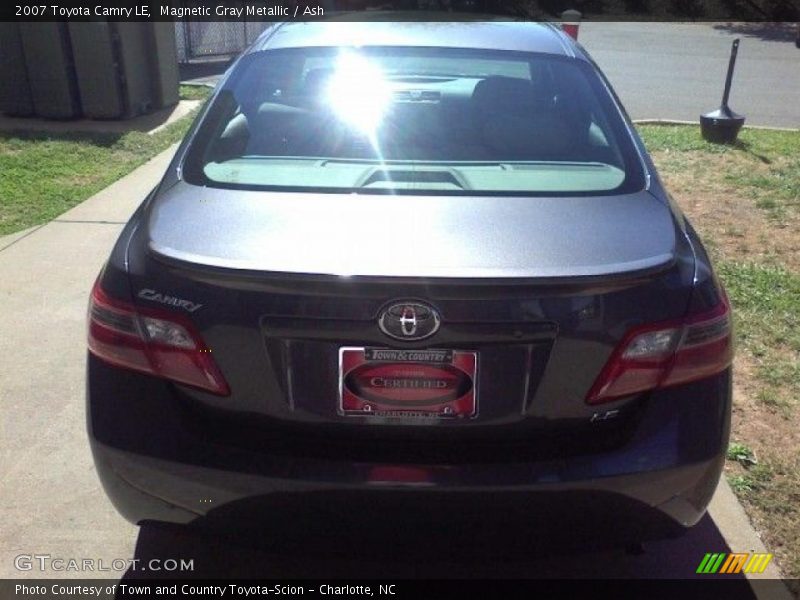 Magnetic Gray Metallic / Ash 2007 Toyota Camry LE