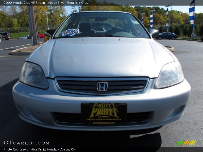 Vogue Silver Metallic / Gray 2000 Honda Civic VP Sedan