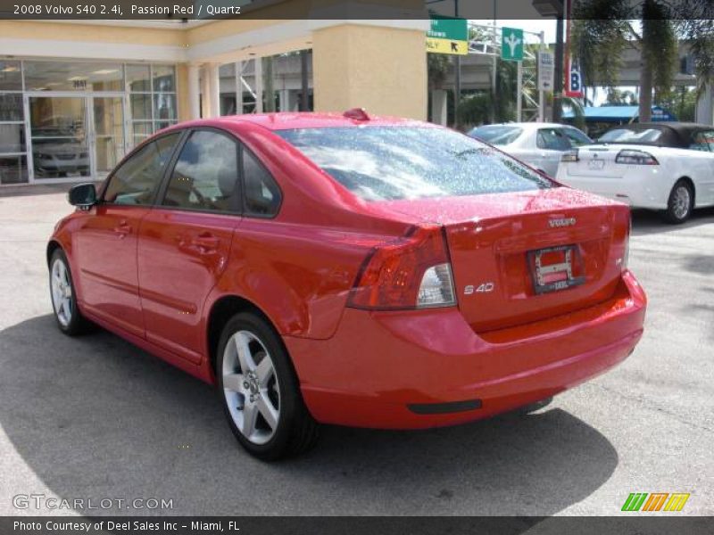 Passion Red / Quartz 2008 Volvo S40 2.4i
