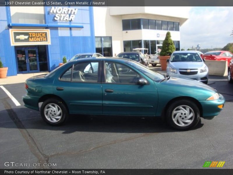 Green Metallic / Neutral 1997 Chevrolet Cavalier LS Sedan