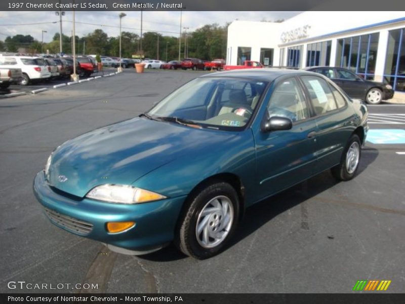 Green Metallic / Neutral 1997 Chevrolet Cavalier LS Sedan