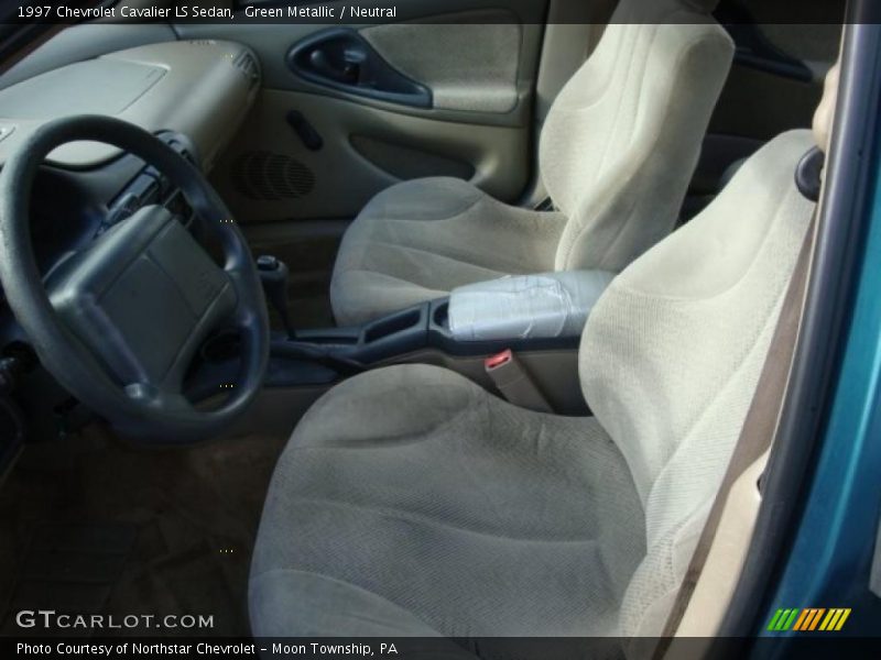 Green Metallic / Neutral 1997 Chevrolet Cavalier LS Sedan