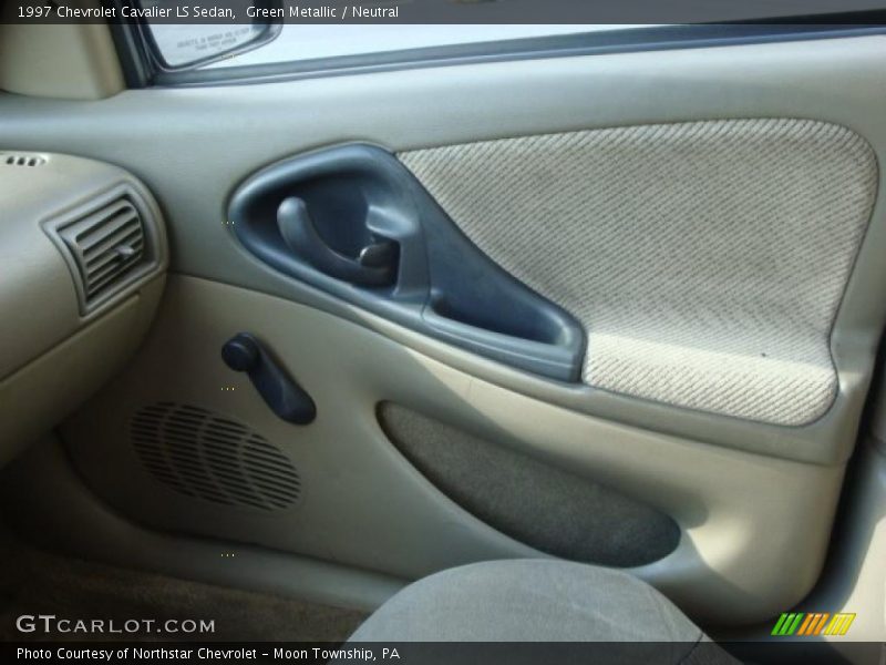 Green Metallic / Neutral 1997 Chevrolet Cavalier LS Sedan