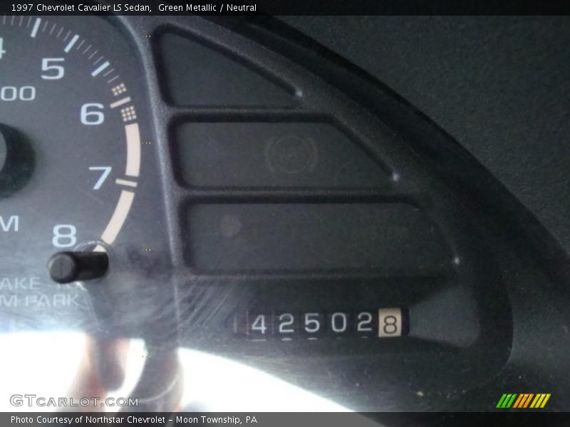 Green Metallic / Neutral 1997 Chevrolet Cavalier LS Sedan