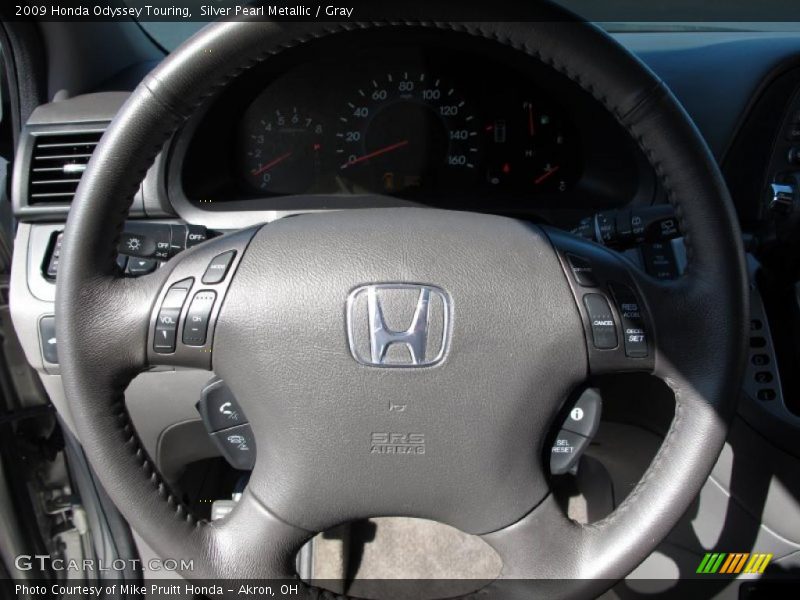 Silver Pearl Metallic / Gray 2009 Honda Odyssey Touring