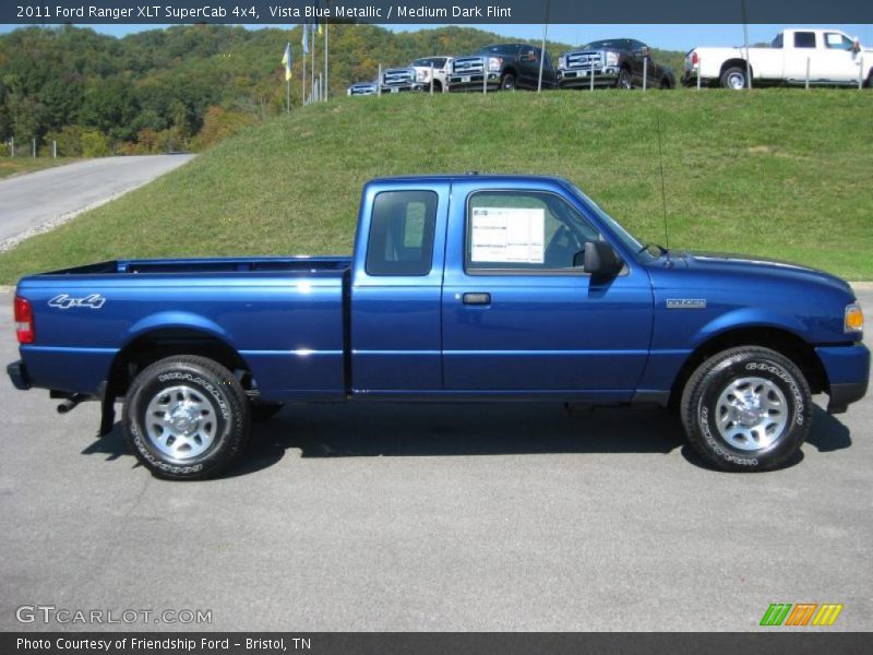 2011 Ranger XLT SuperCab 4x4 Vista Blue Metallic