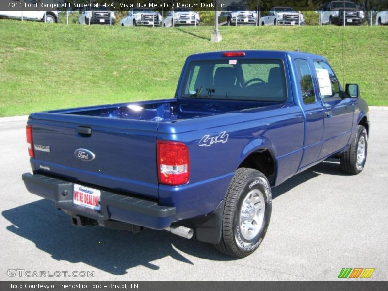  2011 Ranger XLT SuperCab 4x4 Vista Blue Metallic