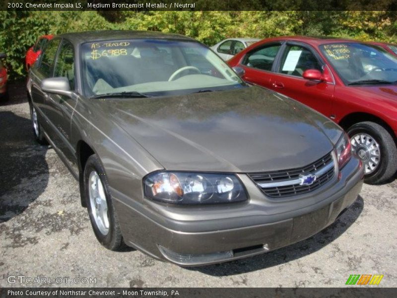 Medium Bronzemist Metallic / Neutral 2002 Chevrolet Impala LS