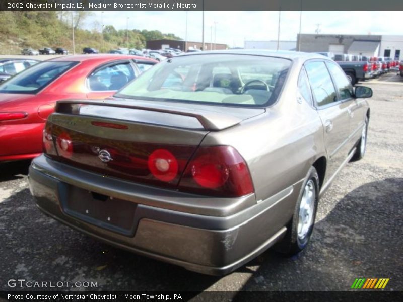 Medium Bronzemist Metallic / Neutral 2002 Chevrolet Impala LS