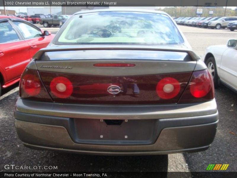 Medium Bronzemist Metallic / Neutral 2002 Chevrolet Impala LS