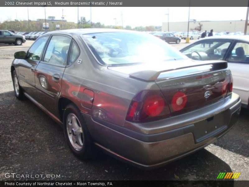 Medium Bronzemist Metallic / Neutral 2002 Chevrolet Impala LS