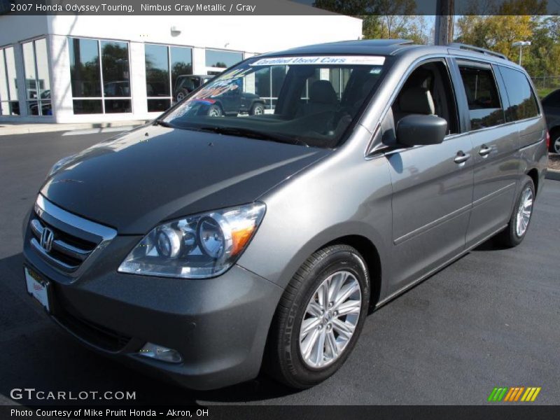 Nimbus Gray Metallic / Gray 2007 Honda Odyssey Touring
