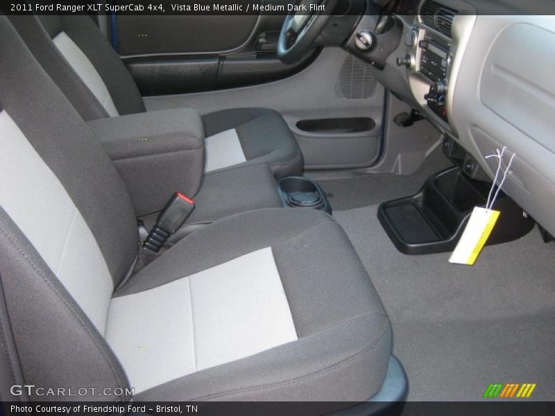  2011 Ranger XLT SuperCab 4x4 Medium Dark Flint Interior