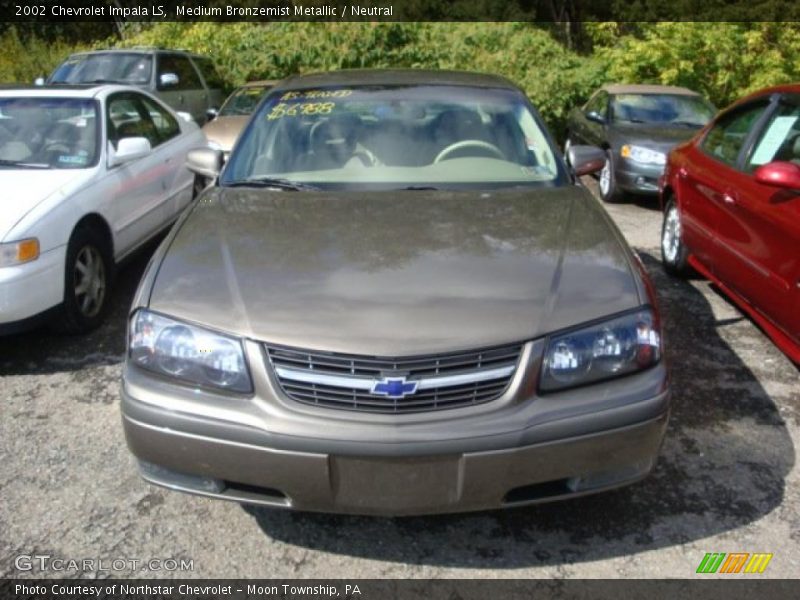 Medium Bronzemist Metallic / Neutral 2002 Chevrolet Impala LS