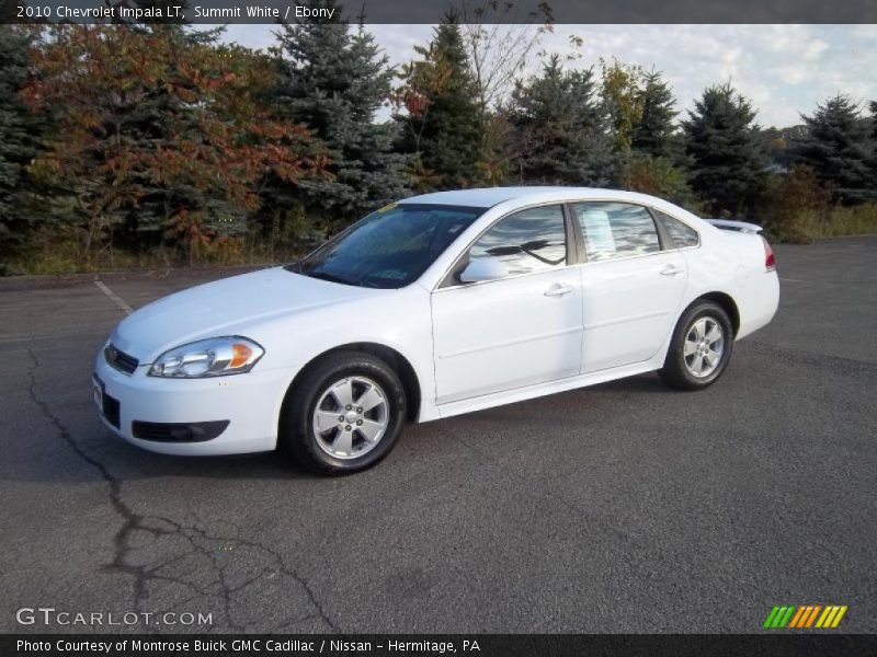 Summit White / Ebony 2010 Chevrolet Impala LT