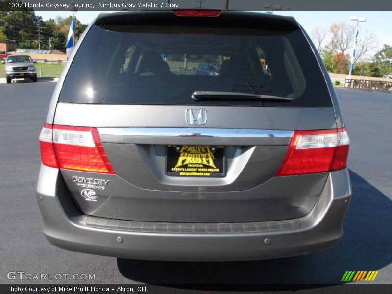 Nimbus Gray Metallic / Gray 2007 Honda Odyssey Touring