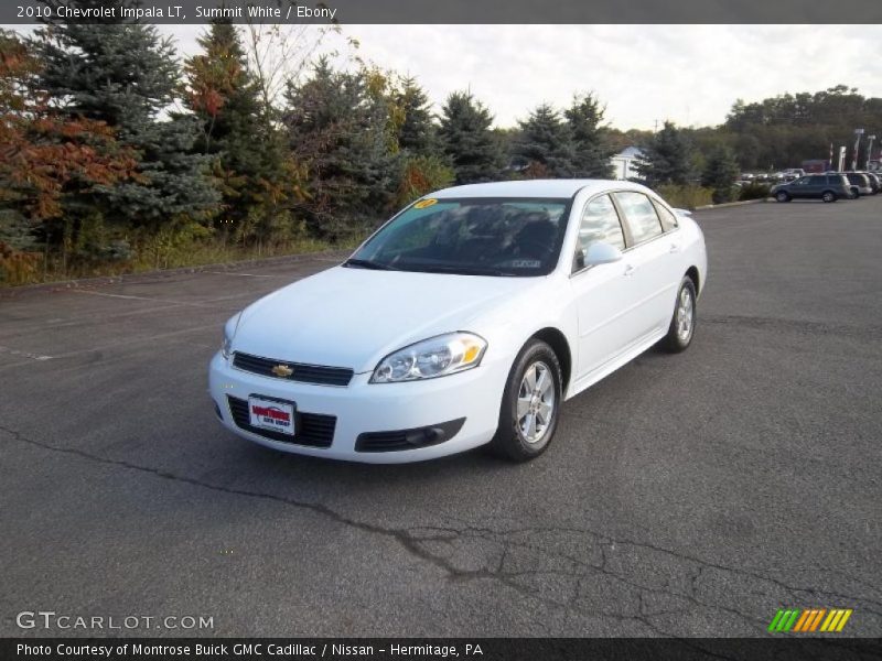 Summit White / Ebony 2010 Chevrolet Impala LT