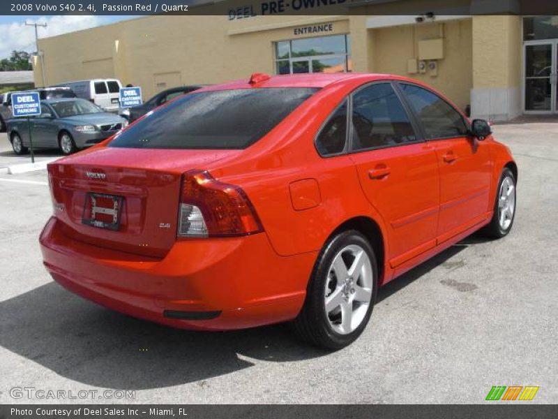 Passion Red / Quartz 2008 Volvo S40 2.4i