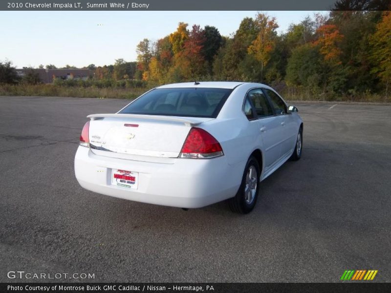 Summit White / Ebony 2010 Chevrolet Impala LT