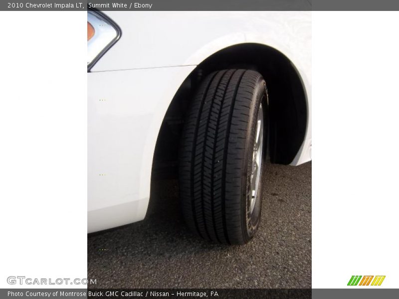 Summit White / Ebony 2010 Chevrolet Impala LT