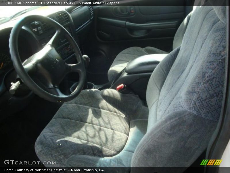 Summit White / Graphite 2000 GMC Sonoma SLE Extended Cab 4x4