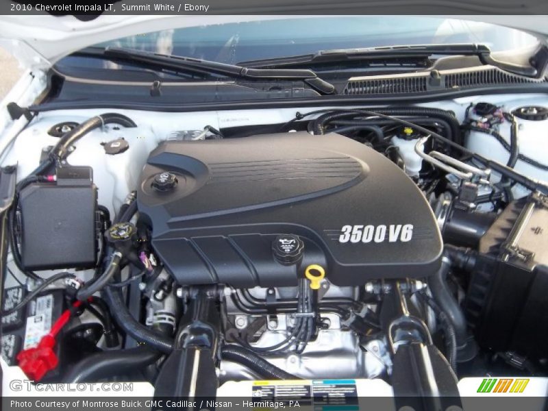 Summit White / Ebony 2010 Chevrolet Impala LT