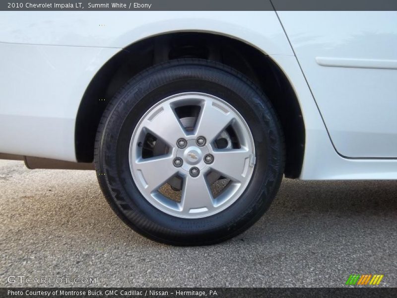 Summit White / Ebony 2010 Chevrolet Impala LT