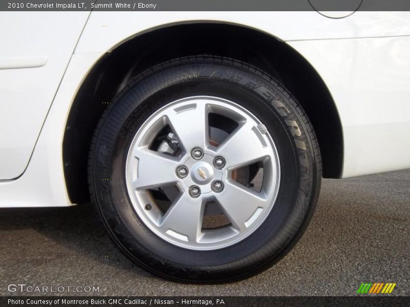 Summit White / Ebony 2010 Chevrolet Impala LT