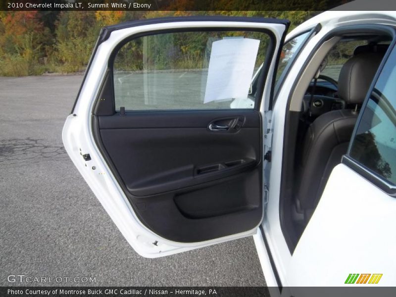 Summit White / Ebony 2010 Chevrolet Impala LT