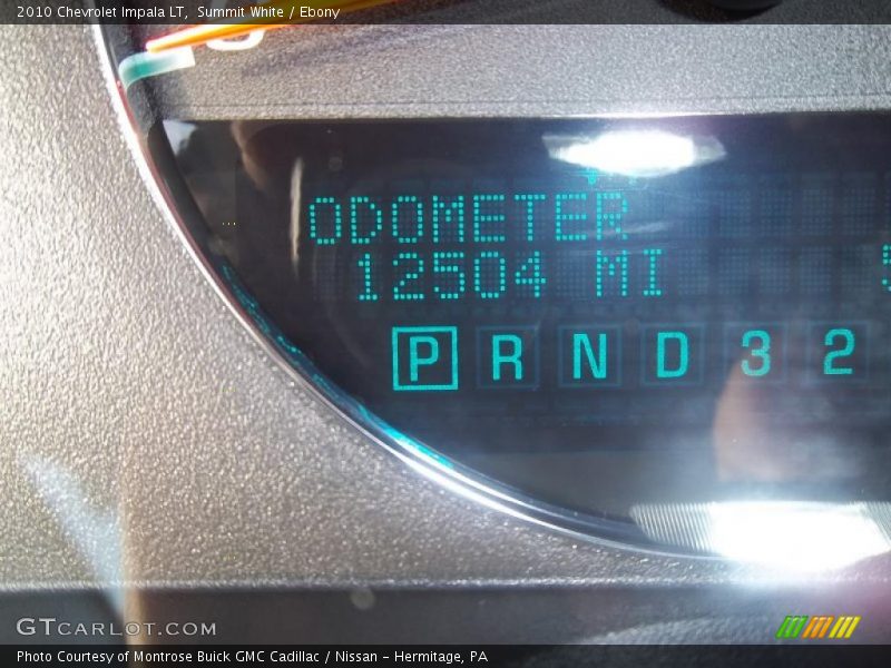 Summit White / Ebony 2010 Chevrolet Impala LT
