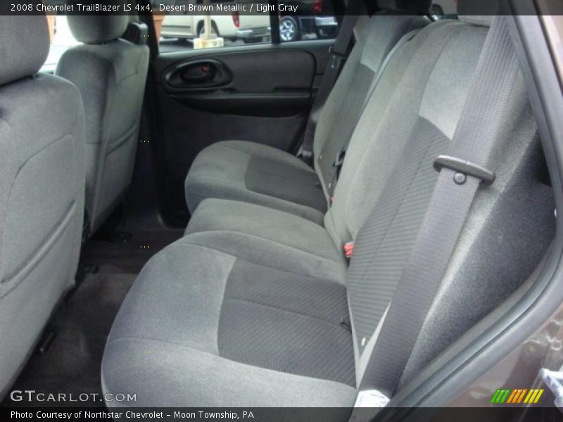 Desert Brown Metallic / Light Gray 2008 Chevrolet TrailBlazer LS 4x4