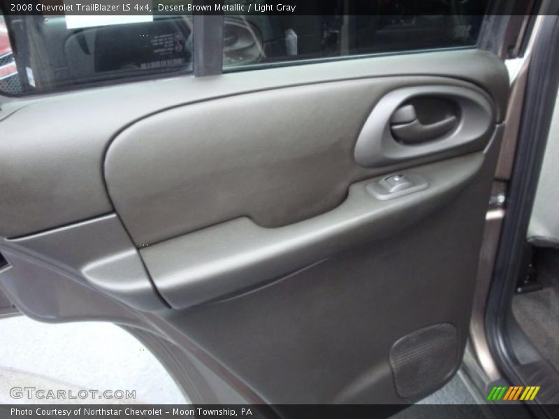 Desert Brown Metallic / Light Gray 2008 Chevrolet TrailBlazer LS 4x4