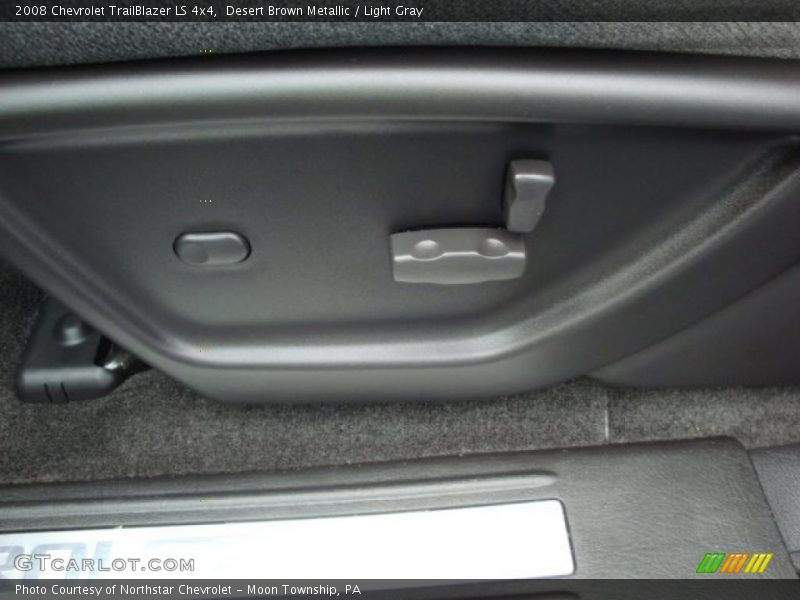 Desert Brown Metallic / Light Gray 2008 Chevrolet TrailBlazer LS 4x4