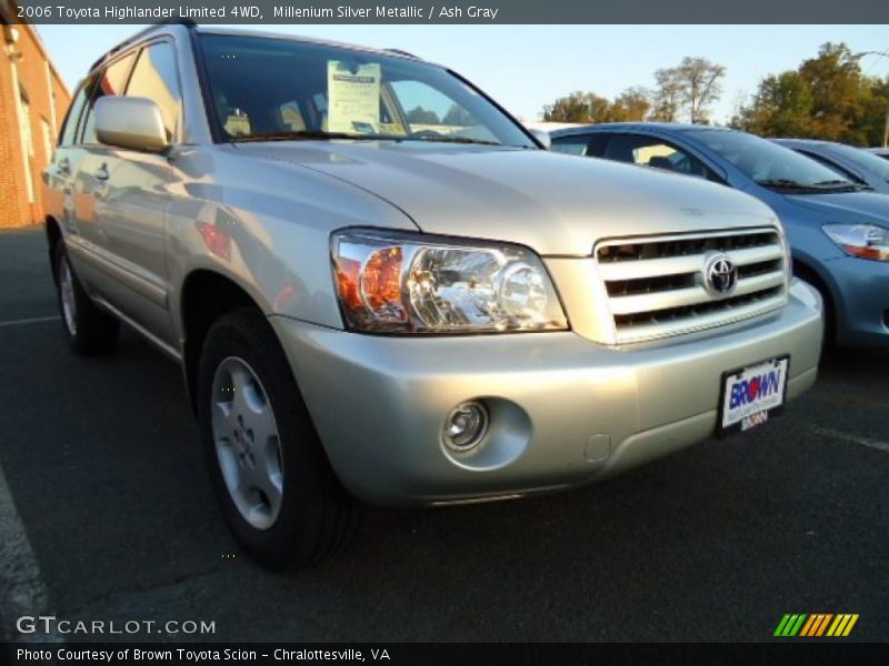 Millenium Silver Metallic / Ash Gray 2006 Toyota Highlander Limited 4WD