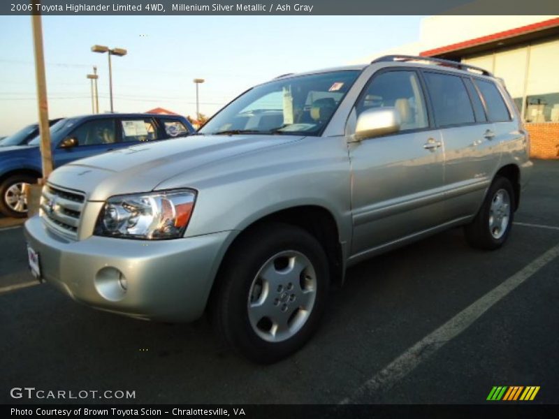 Millenium Silver Metallic / Ash Gray 2006 Toyota Highlander Limited 4WD