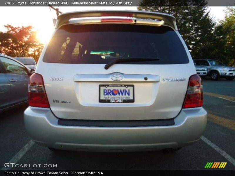 Millenium Silver Metallic / Ash Gray 2006 Toyota Highlander Limited 4WD