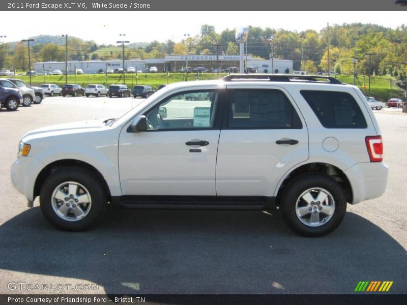 White Suede / Stone 2011 Ford Escape XLT V6