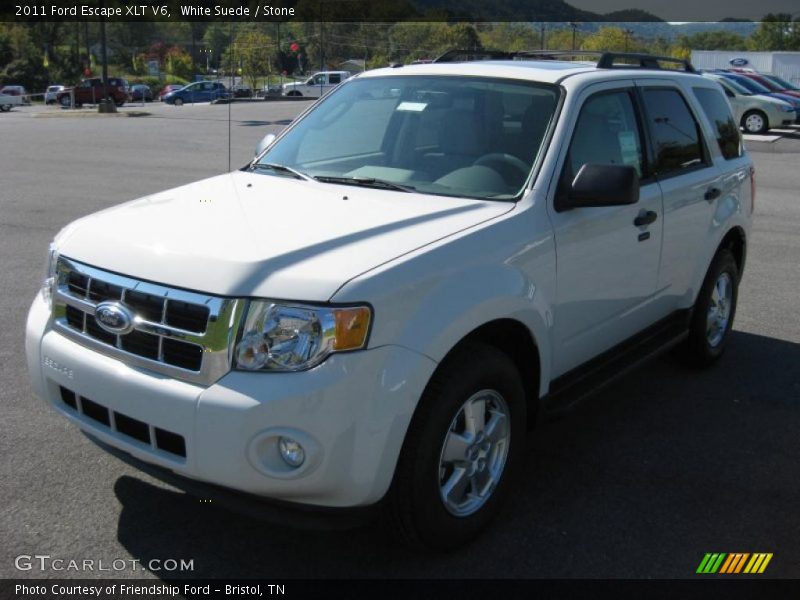 White Suede / Stone 2011 Ford Escape XLT V6