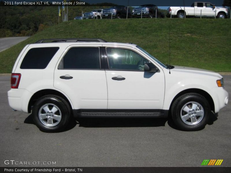 White Suede / Stone 2011 Ford Escape XLT V6