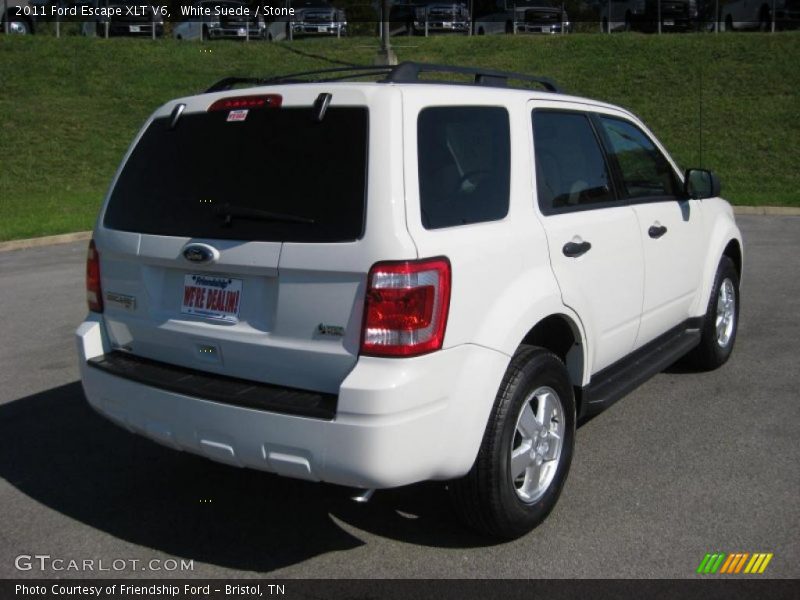 White Suede / Stone 2011 Ford Escape XLT V6