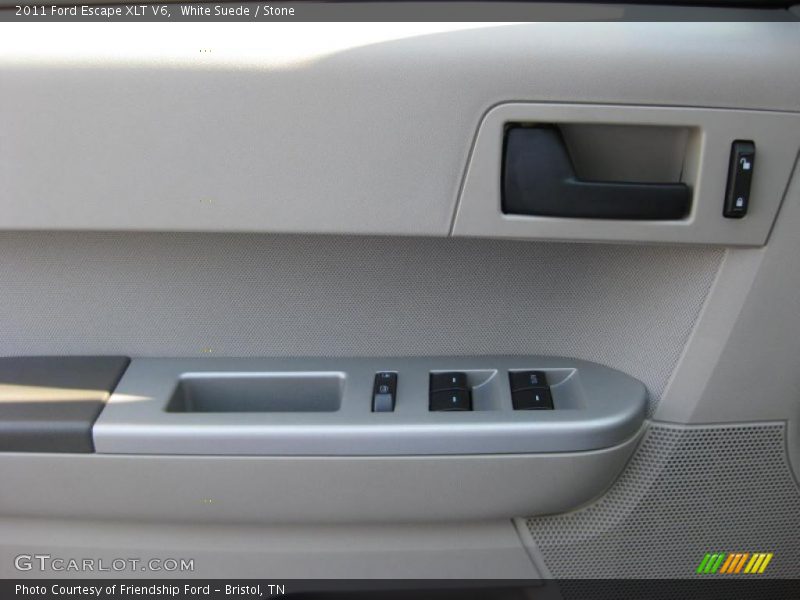 White Suede / Stone 2011 Ford Escape XLT V6