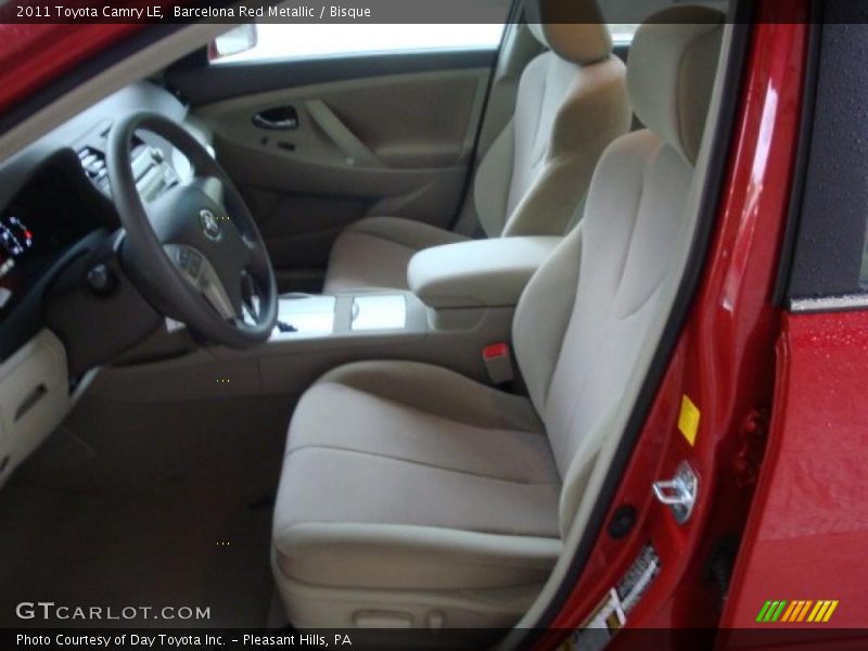 Barcelona Red Metallic / Bisque 2011 Toyota Camry LE