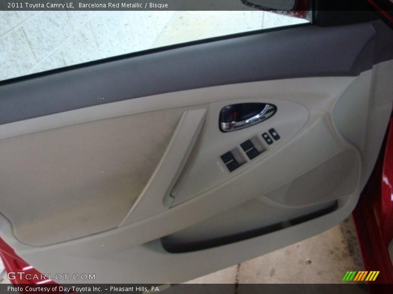 Barcelona Red Metallic / Bisque 2011 Toyota Camry LE